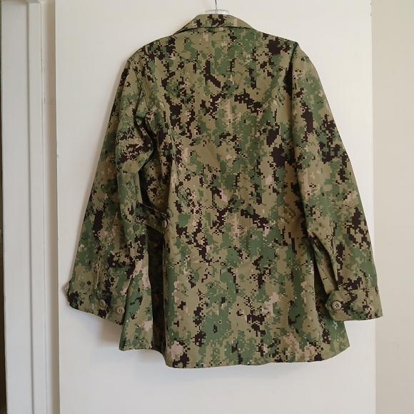 U.S. Navy Type III Size Small Regular Camo Maternity Blouse Working Uniform - Picture 3 of 6
